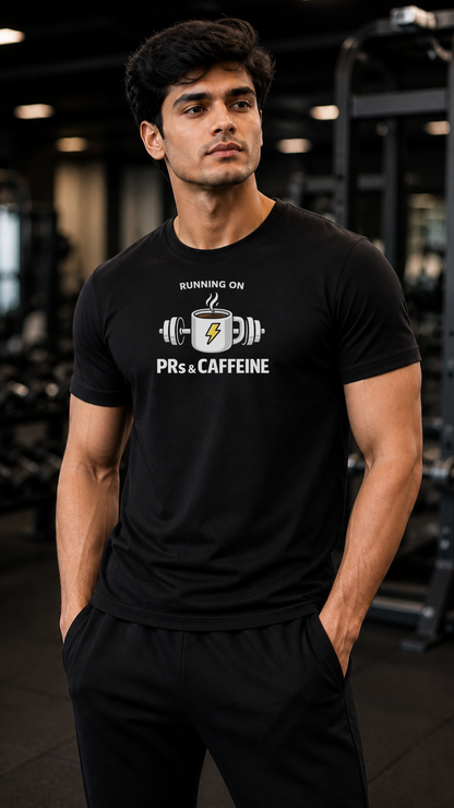 Running on PRs & Caffeine T-Shirt