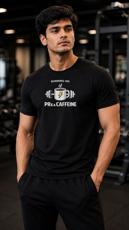Running on PRs & Caffeine T-Shirt
