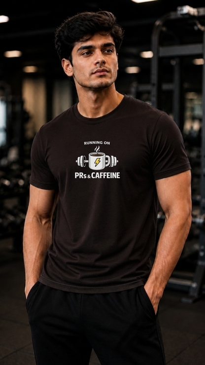 Running on PRs & Caffeine T-Shirt